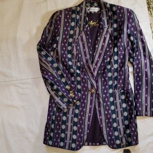 Designer evening jacket, silk, vintage